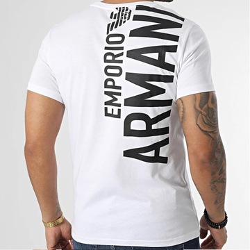 EMPORIO ARMANI efektowny męski t-shirt koszulka XL