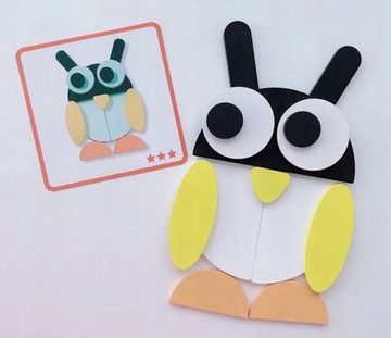 DREWNIANE PUZZLE KLOCKI UKŁADANKA MONTESSORI A2