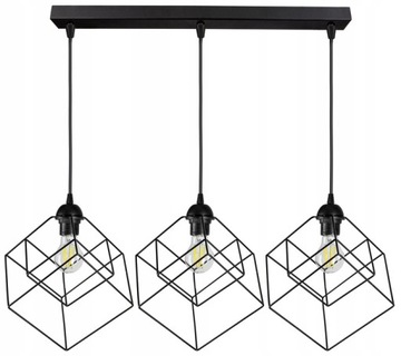 Lampa Sufitowa Żyrandol Druciany DRUT Loft LED HIT