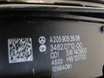 MERCEDES C CLASS w205 ПАНЕЛЬ ЦЕНТРАЛЬНОЙ КОНСОЛИ ТУННЕЛЬ