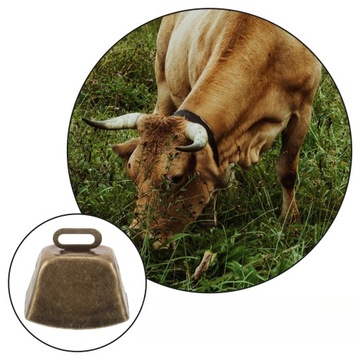 Старый металлический коровий колокольчик