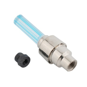 nakładka LED lampa do roweru auta motoru wentyl ZIELONY NIEBIESKI LIMONKA
