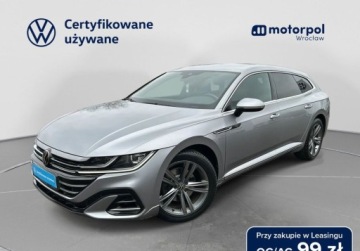 Volkswagen Arteon Fastback Facelifting 2.0 TSI 190KM 2021 Volkswagen Arteon Shooting Brake R-Line Pakiety, Podgrzewane 4 fotele, AC