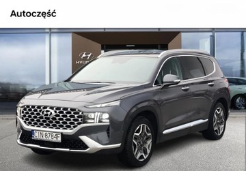 Hyundai Santa Fe IV SUV HEV 1.6 T-GDI HEV 230KM 2022 Hyundai Santa Fe 2022 1.6T-GDI 230KM 4WD Automat Platinum 44.096km Salon P