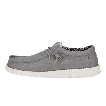 Męskie Lekkie Mokasyny Buty Półbuty Wsuwane HeyDude Wally Stretch Canvas 47