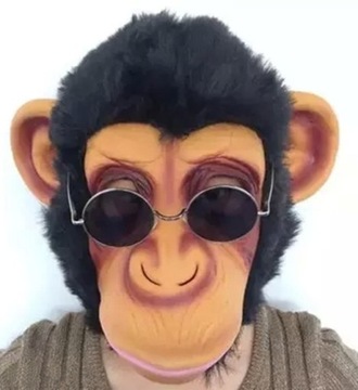 MASKA Małpa Cosplay maska lateksowa dinozaura na c