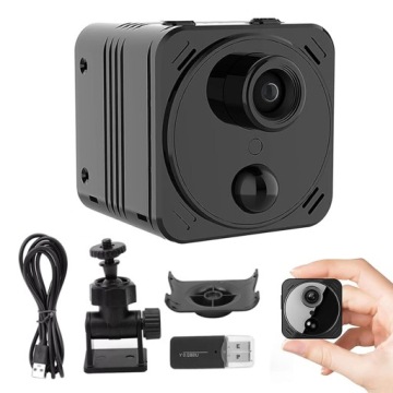 Mini Špionážní Kamera 4K Hd Wifi Noční Režim Skrytá Detekce Pohybu