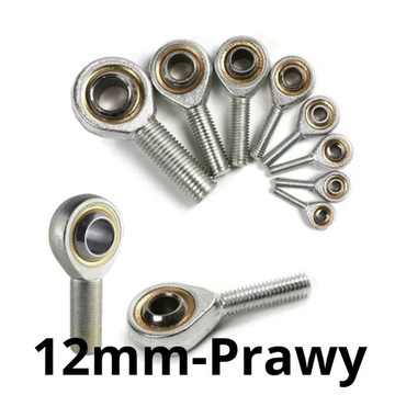 Główka cięgła z gwintem SA-12-TK 12mm prawy