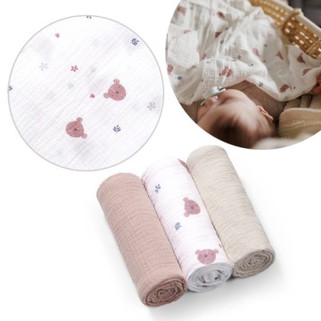 828/03 Пелюшки муслінові гофровані. Супер м'які сірі babyono
