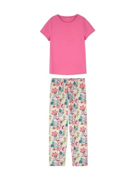PRIMARK bawełniana letnia piżama kwiaty 42 44 L