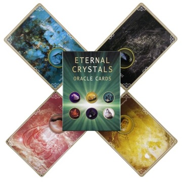 Karty Oracle wieczne kryształy A 44 Tarot angiels