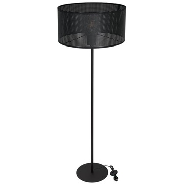 LAMPA STOJĄCA PODŁOGOWA WALEC 40CM AŻUROWA LOFT
