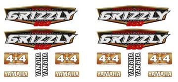 Наклейки YAMAHA GRIZZLY! ВСЕ МОДЕЛИ!!!