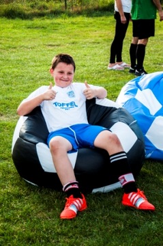 Мяч-кресло XXXL 100см + пуф и подставка для ног