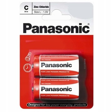 Panasonic Bateria cynkowo-węglowa R14 LR14 C 1,5V