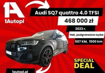 Audi Q7 II SQ7 Facelifting 4.0 TFSI 507KM 2023 Audi SQ7 Audi SQ7 TFSI Quattro Tiptronic 4.0 Benzyna 507KM