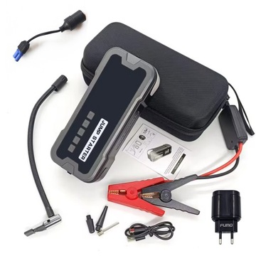 URZĄDZENIE ROZRUCHOWE BOOSTER POWERBANK KOMPRESOR 4w1 12V 4000A FUMO PRO