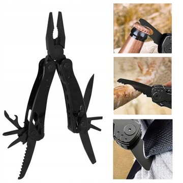 Набор для выживания MULTITOOL, многофункциональный велосипедный инструмент с ножом-пилой.