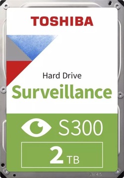 Toshiba S300 Surveillance 2TB 3.5'' SATA III (6 Gb/s)