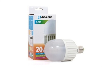 ABILITE Żarówka LED E27 MANGO mleczna BIAŁA CIEPŁA 20W / 6-pack