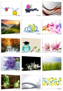 Panel szklany hartowany 90x70 Zachód słońca + KLEJ