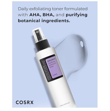 COSRX AHA/BHA Delikatny toner 150 ml