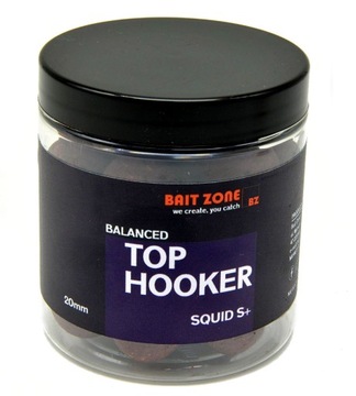 TOP HOOKER 20mm SQUID S+ BAIT-ZONE 250ml kulki przynętowe haczykowe