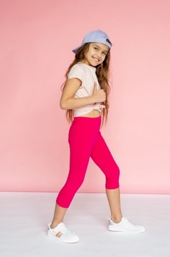 LEGGINSY DZIECIĘCE 3/4 GETRY RYBACZKI BIAŁE 152