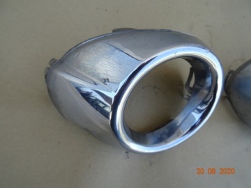 КРЫШКА ГАЛОГЕН ЛЕВАЯ ХРОМ FORD FOCUS MK3