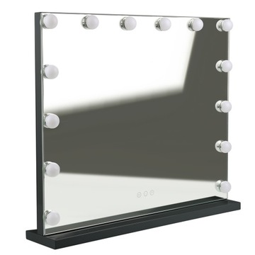 Светодиодное зеркало для туалетного столика ЗЕРКАЛО ДЛЯ МАКИЯЖА ГОЛЛИВУД СВЕТЯЩИЙСЯ 3 ЦВЕТА 52X62CM