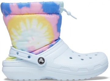 CROCS Śniegowce Classic Lined Neo Puff Tie Dye 207