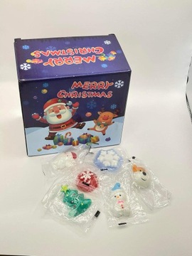 МЯГКИЕ РОЖДЕСТВЕНСКИЕ ИГРУШКИ АНТИСТРЕСС ДЛЯ ДЕТЕЙ НАБОР ИЗ 37 ШТ.