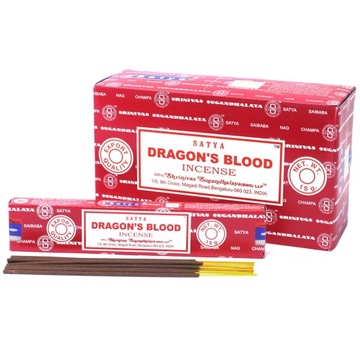 DRAGON'S BLOOD kadzidełka SATYA pudełko 15g x 12