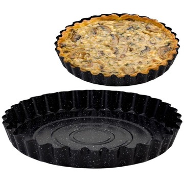 Forma do Pieczenia Tarty Pizzy Granitowa 28cm