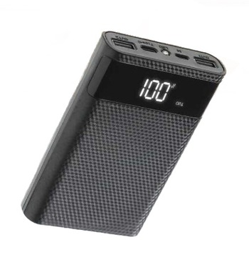 Obudowa PAFT PowerBank 4x 18650 2 x USB A Micro USB USB-C z wyświetlaczem