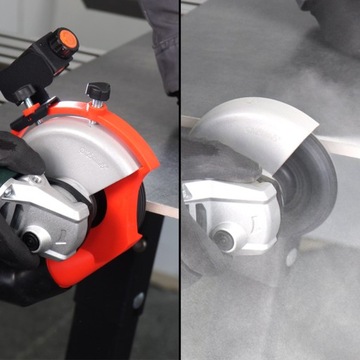 OSŁONA NA SZLIFIERKĘ DO POLEROWANIA EDGEDUSTER 115-125 mm MECHANIC-DISTAR