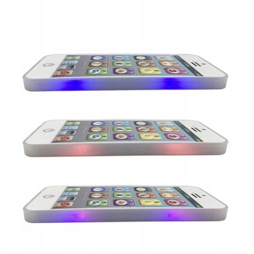 ИГРУШЕЧНЫЙ ТЕЛЕФОН ОБРАЗОВАТЕЛЬНЫЙ СМАРТФОН БЕЛЫЙ