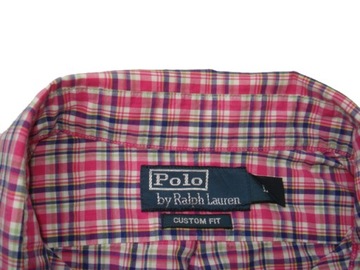 POLO RALPH LAUREN CUSTOM-FIT Koszula w Kratkę L/XL