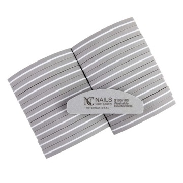 Polerka mini szara 100/180 20szt. Nails Company