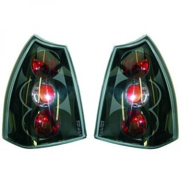 Lampy tylne Peugeot 307 01-05 Clear/Czerń Kombi