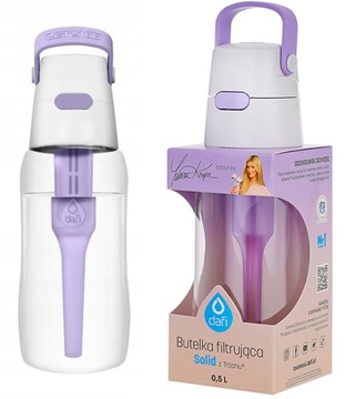Butelka Dafi 0,5l digital lavender by Joanna Krupa