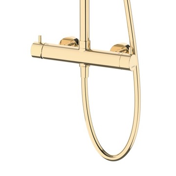 Золотая душевая колонна Corsan Lugo CMN01MGL