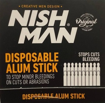 NISHMAN patyczki ałunowe Disposable Alum sticks