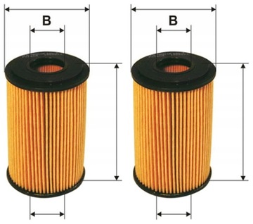 2× FILTRON FILTR OLEJE