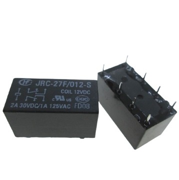 Przekaźnik 12V 2A JRC-27F012/S HONGFA