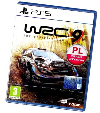 Wyścigi WRC 9 PS5 Nowa Pudełkowa PO POLSKU