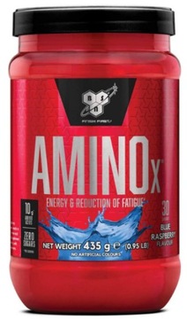 BSN Amino X 435g Aminowkasy BCAA 2:1:1 EAA Tauryna Cytrulina B6 D Jagodowy