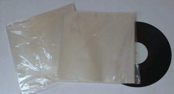 Zewnętrzne koszulki okładki foliowe na płyty winylowe winyle 100 PP 0,04 mm