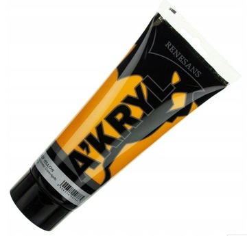 Farba Akrylowa Renesans 06 Żółć ciemna 200ml