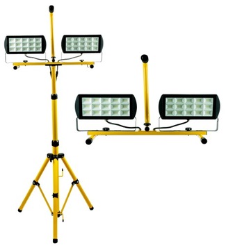 NAŚWIETLACZ HALOGEN LED 2x 45W + STATYW+ PRZEWÓD